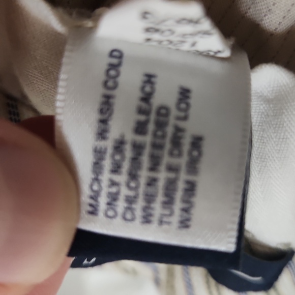 NWT pinstripe Gap shorts, sz 16 - Picture 7 of 8